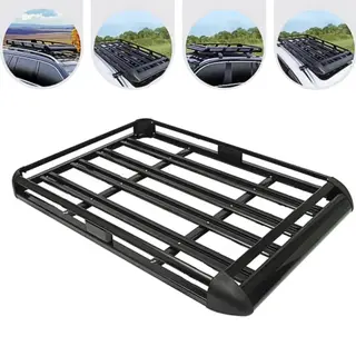 UNIWERSALNY BAGAŻNIK KOSZ DACHOWY 160x110 OFFROAD ALUMINIOWY POJEMNY