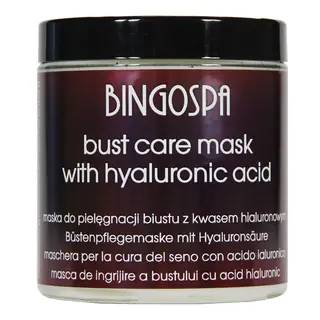 Maska do pielęgnacji biustu z kwasem hialuronowym BINGOSPA