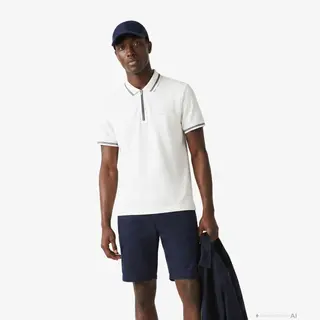 Lacoste Męskie Polo O Kroju Regular Fit Biały