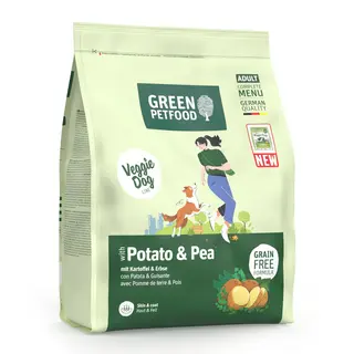 Green Petfood, ziemniaki i groszek - 900 g