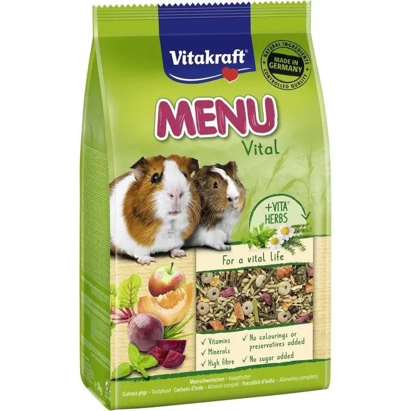 VITAKRAFT Menu Vital - karma dla świnki morskiej - 3kg
