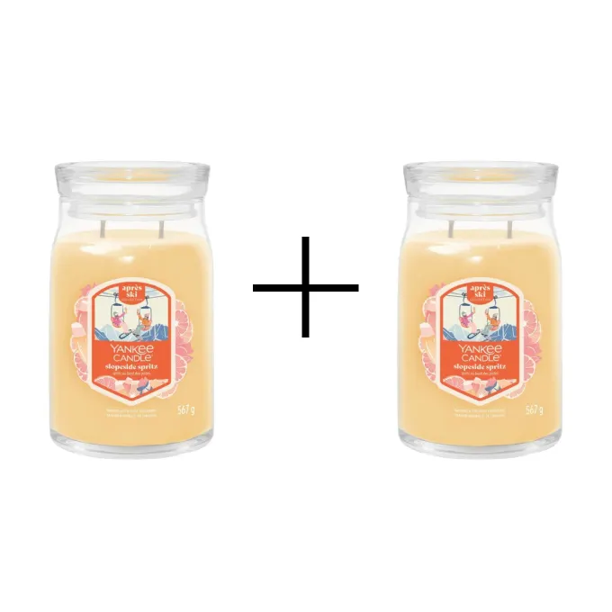 Yankee Candle Świeca w Dużym Słoiku Slopeside Spritz 1+1