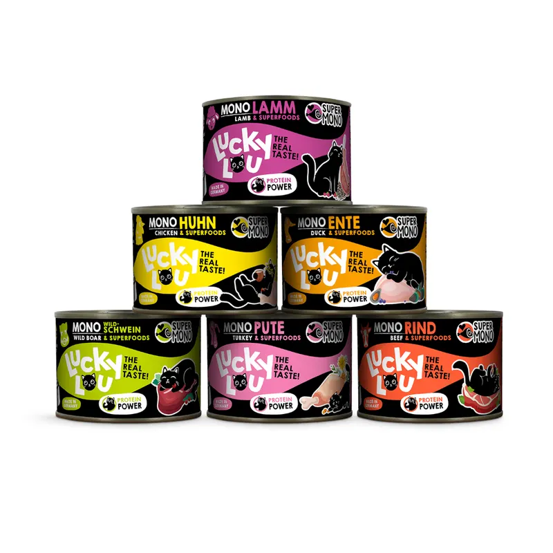 Lucky Lou SuperMono², 6 x 200 g - Pakiet mieszany 1 (6 smaków)