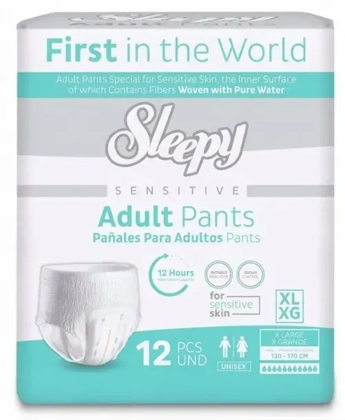 Pieluchomajtki majtki chłonne dla dorosłych SLEEPY Pants XL 12 szt