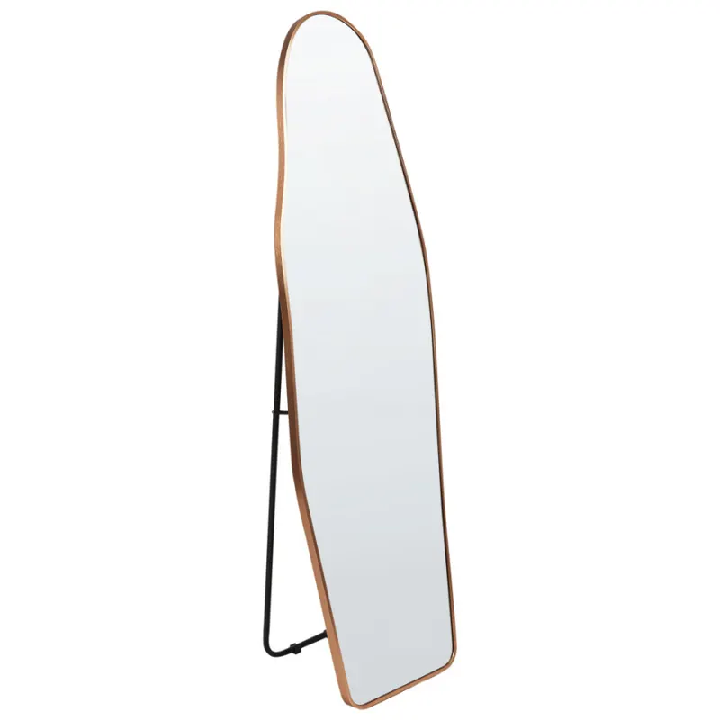 Lustro stojące larche 160 cm metal złoty