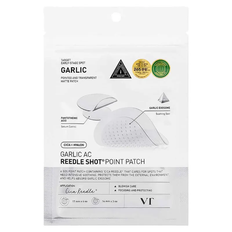 VT Cosmetics Garlic AC Reedle Shot Spot Patch Plasterki na Wypryski 48 Sztuk