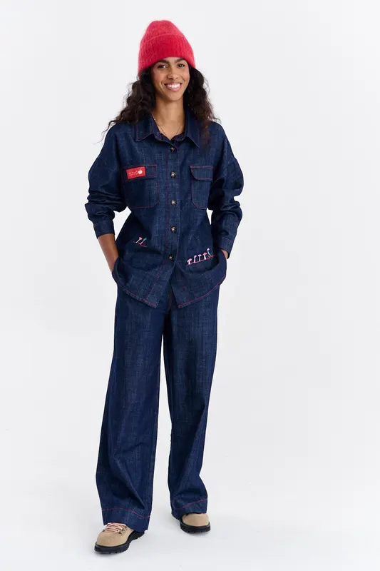 Spodnie jeansowe Red Line S