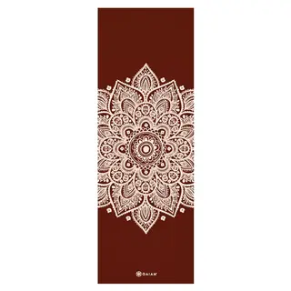 Mata do jogi Gaiam Intense Rust Sundial Flower 65733 5 mm