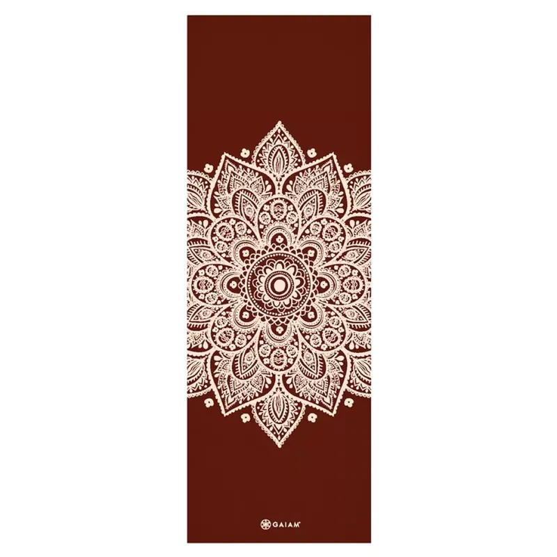 Mata do jogi Gaiam Intense Rust Sundial Flower 65733 5 mm