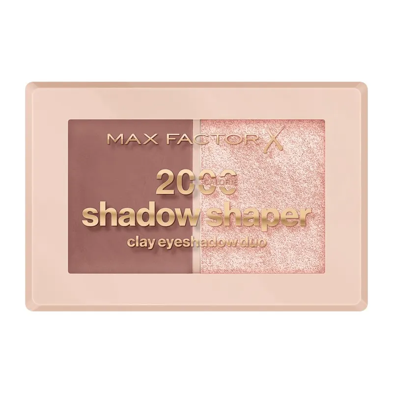 Max Factor 2000 Calorie Shadow Shaper Duo Paleta Cieni do Powiek 010 Clay Gleam