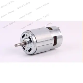 775 Motor Double Ball Bearing Double Outlet Shaft DC  Motor High Speed Large Torque Round Shaft Strong Magnetic