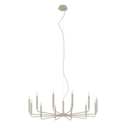 Lampa wisząca żyrandol ORTO B beżowy 12xE14 12526 Nowodvorski