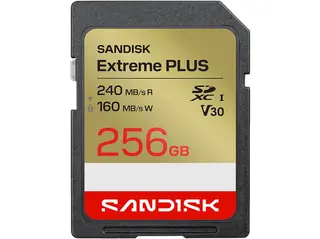Karta pamięci SANDISK Extreme Plus SDXC 256GB 240MB/s 160MB/s