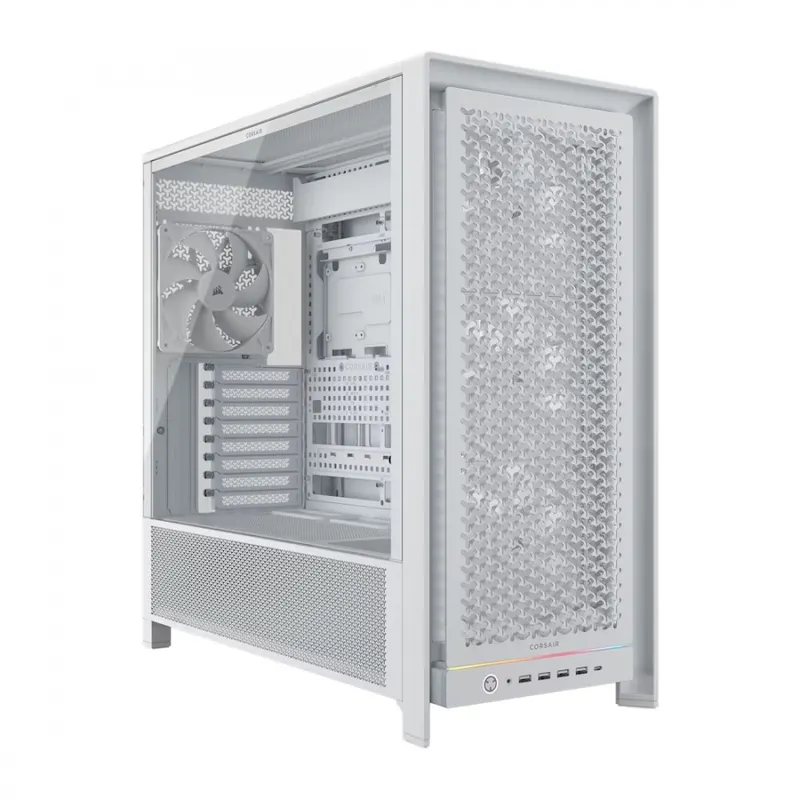 Corsair Obudowa FRAME 5000D Biała Mid Tower Airflow