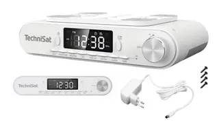Radio Podszafkowe Kuchenne Bluetooth FM 5W LED Białe KitchenRadio