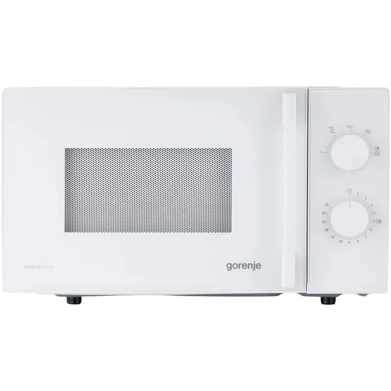 Kuchenka mikrofalowa Gorenje MO20E1W5 700W InverterPower AquaClean 20l Biała