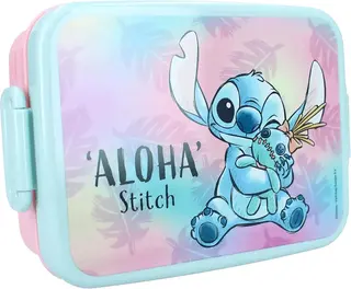 POJEMNIK NA LUNCH STITCH 16X13X5 CM Z POKRYWKĄ Disney