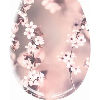 Kleine wolke blossom deska sedesowa beżowy 37x 45 cm duroplast wolnoopadająca