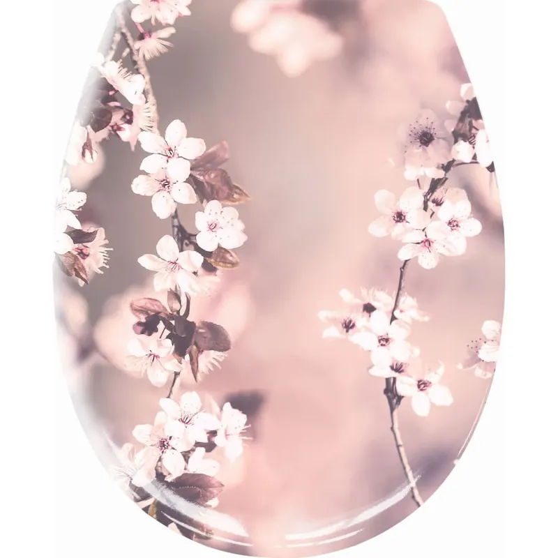 Kleine wolke blossom deska sedesowa beżowy 37x 45 cm duroplast wolnoopadająca