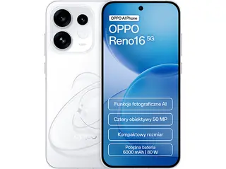 Smartfon OPPO Reno 16 5G 8 GB/ 512 GB Biały