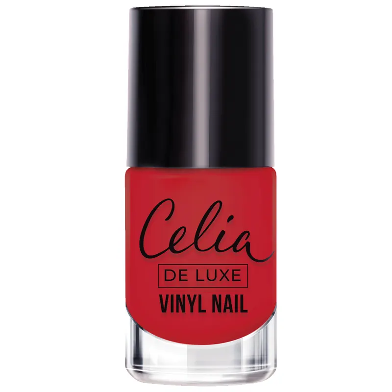 Celia Vinyl Nail Winylowy lakier do paznokci 604 bordowy 10ml