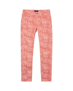 Gant Skrócone Jeansy Damskie Slim W Kwieciste Wzory
