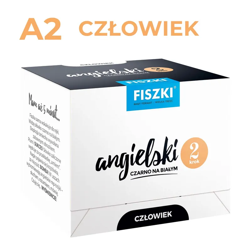 FISZKI - język angielski - Człowiek - krok 2 (poziom A2)