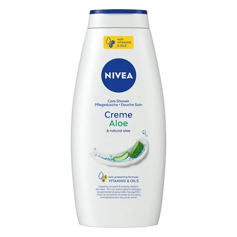 NIVEA Creme Aloe Kremowy Żel pod Prysznic z Witaminami i Olejkami 750ml
