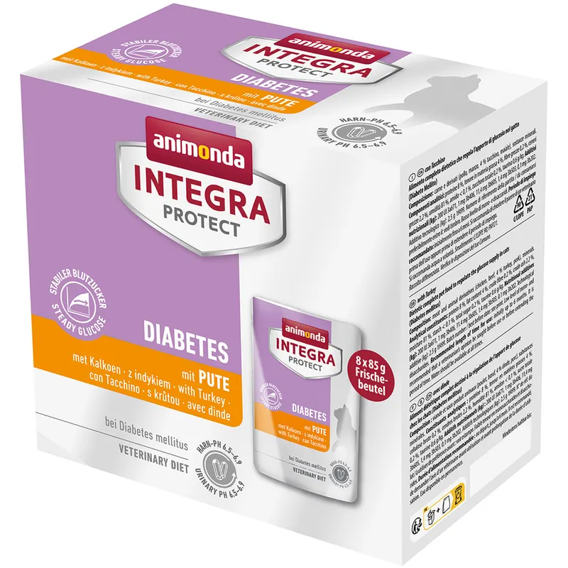animonda Integra Protect Adult Diabetes, 8 x 85 g - Indyk