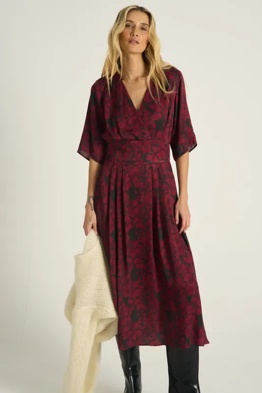 Sukienka midi Cranberry Spark