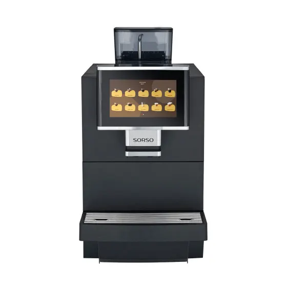 Ekspres automatyczny SORSO Professional F50 – używany, do biura, czarny