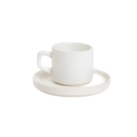 Filiżanka ze spodkiem Homla FAMELIO White, 200 ml