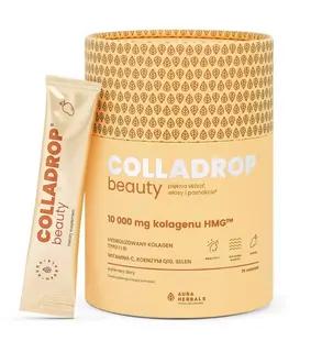 Aura Herbals Colladrop Beauty 10000mg Kolagenu Suplement Diety Mango 30 Saszetek