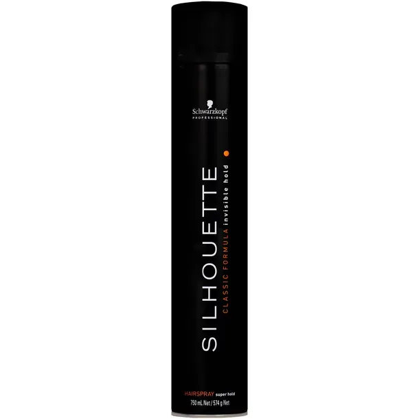 Lakier Czarny Silhouette Schwarzkopf Professional Bardzo Mocny Spray 750 ml
