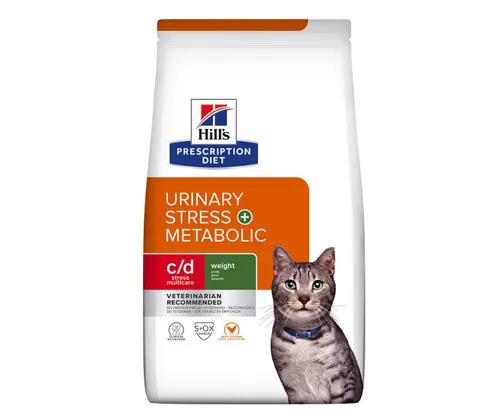 HILL'S Prescription Diet Feline c/d Urinary Stress + Metabolic - sucha karma dla kota - 3 kg