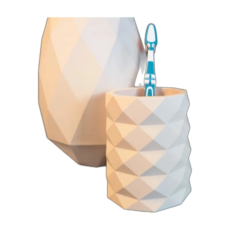 Uchwyt na Szczoteczkę Low Poly Toothbrush Cup