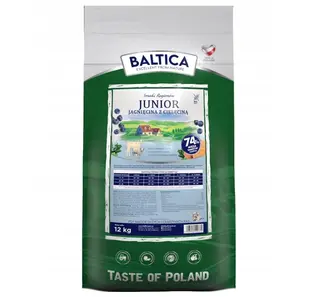 BALTICA Smaki regionów Junior Jagnięcina z cielęciną - sucha karma dla psa - 12kg