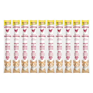 GimCat Sticks - Drób, 10 szt.
