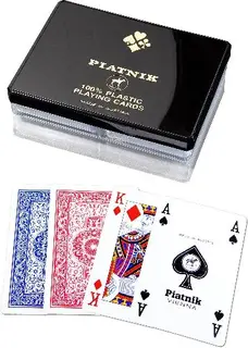 Karty plastikowe, Piatnik, 2 talie