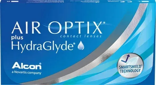 Soczewki kontaktowe Air Optix Plus HydraGlyde, 6 szt. Moc -4.00