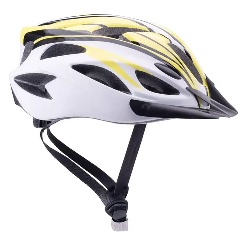 Kask rowerowy Martes Gubbe - żółty, Rozmiar L