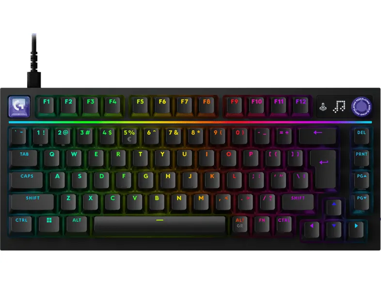Klawiatura LOGITECH G316 X 75 Sprężynujące Czarny