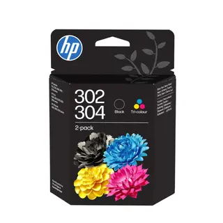 Zestaw tuszów HP 302/304 Ink kolorowy 2 ml + czarny 2 ml