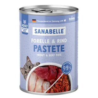 Sanabelle All Meat, 6 x 400 g - Pstrąg i wołowina