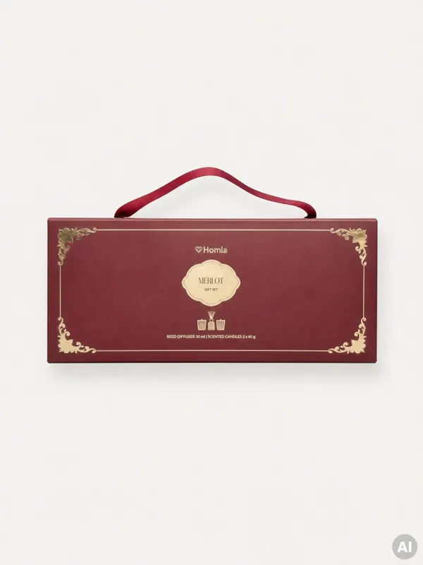 Zestaw zapachowy FESTIVE CHEER Merlot 2 szt. x 60 g + 30 ml