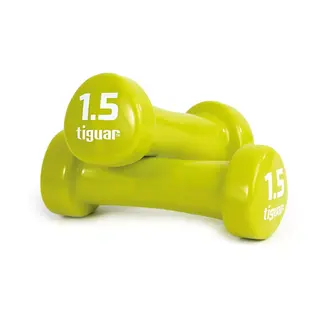 Hantle do ćwiczeń winylowe Tiguar 2 x 1,5 kg box