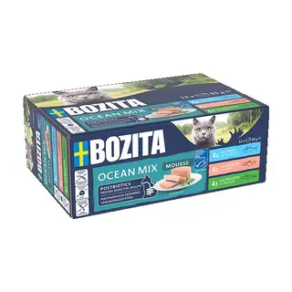BOZITA Mousse Mix z oceanu Box - mokra karma dla kota - 12x85g