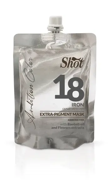 MASKA KOLORYZUJĄCA 18 IRON 200ML ATECH EXTRA PIGMENT SHOT
