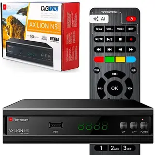 Tuner Dekoder Kablówki DVB-C DVB-T2 Telewizji Cyfrowej TV Naziemnej Opticum