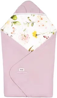 Otulacz do fotelika Lionelo Travel Swaddle Blanket Flower Różowy